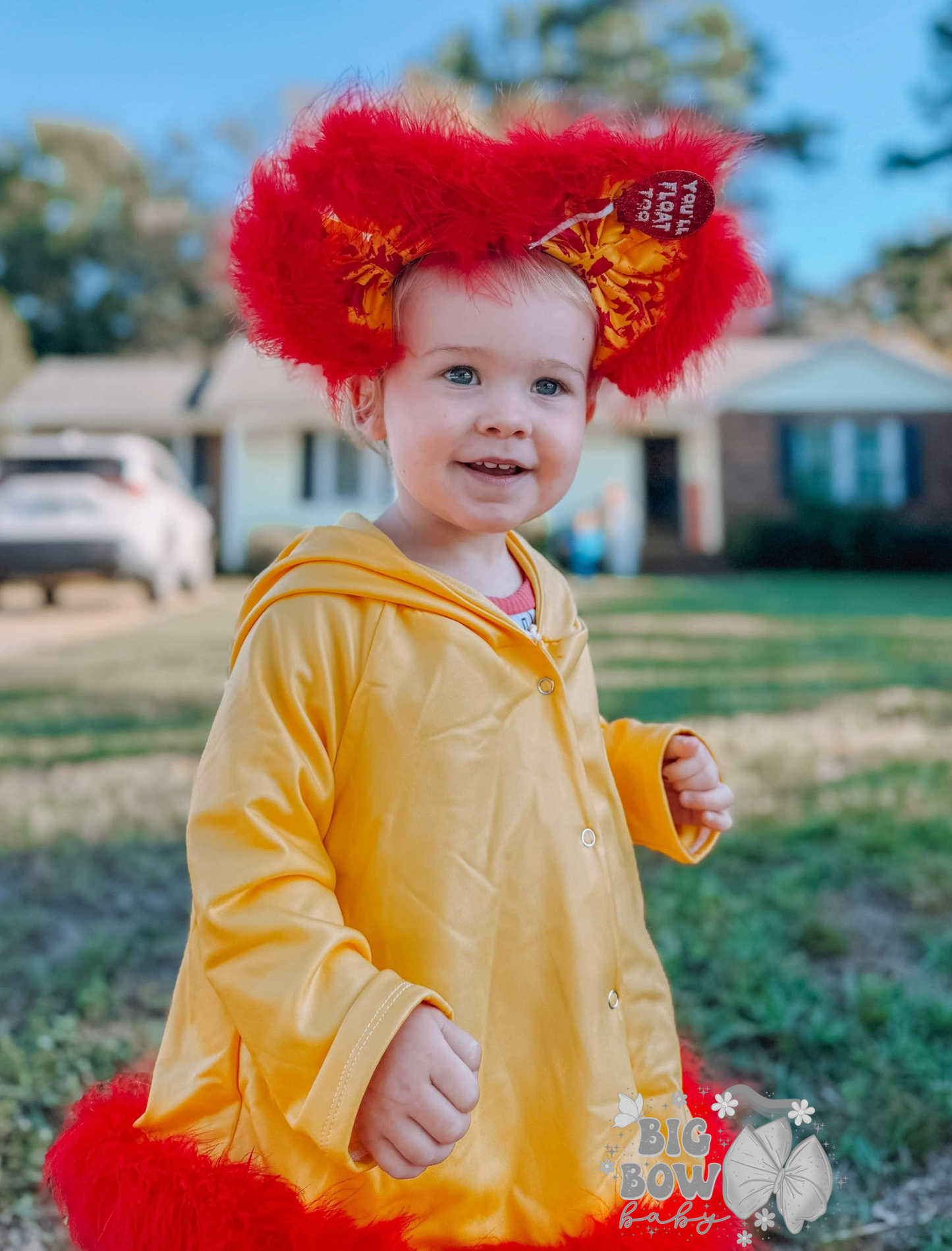 Georgie Hooded Jacket OR Poncho 🎈- Includes Fur (Blood Splatter Option)