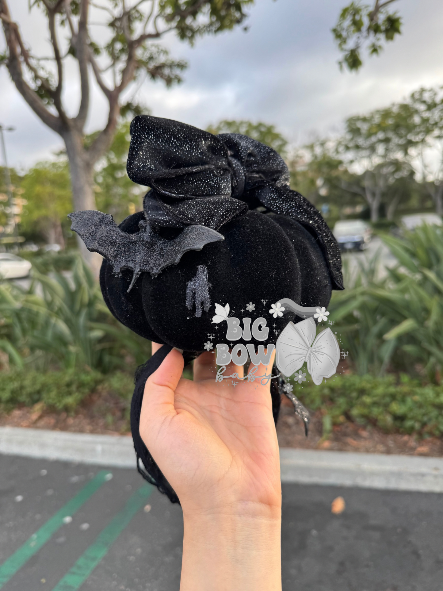 Coquette Pumpkin Headband