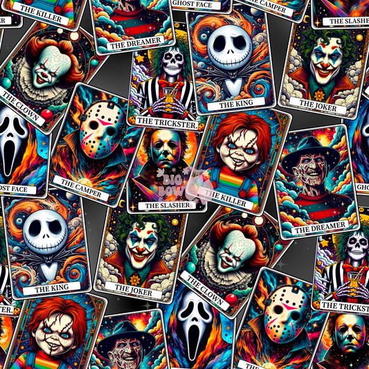 Horror Characters Tarot Cards