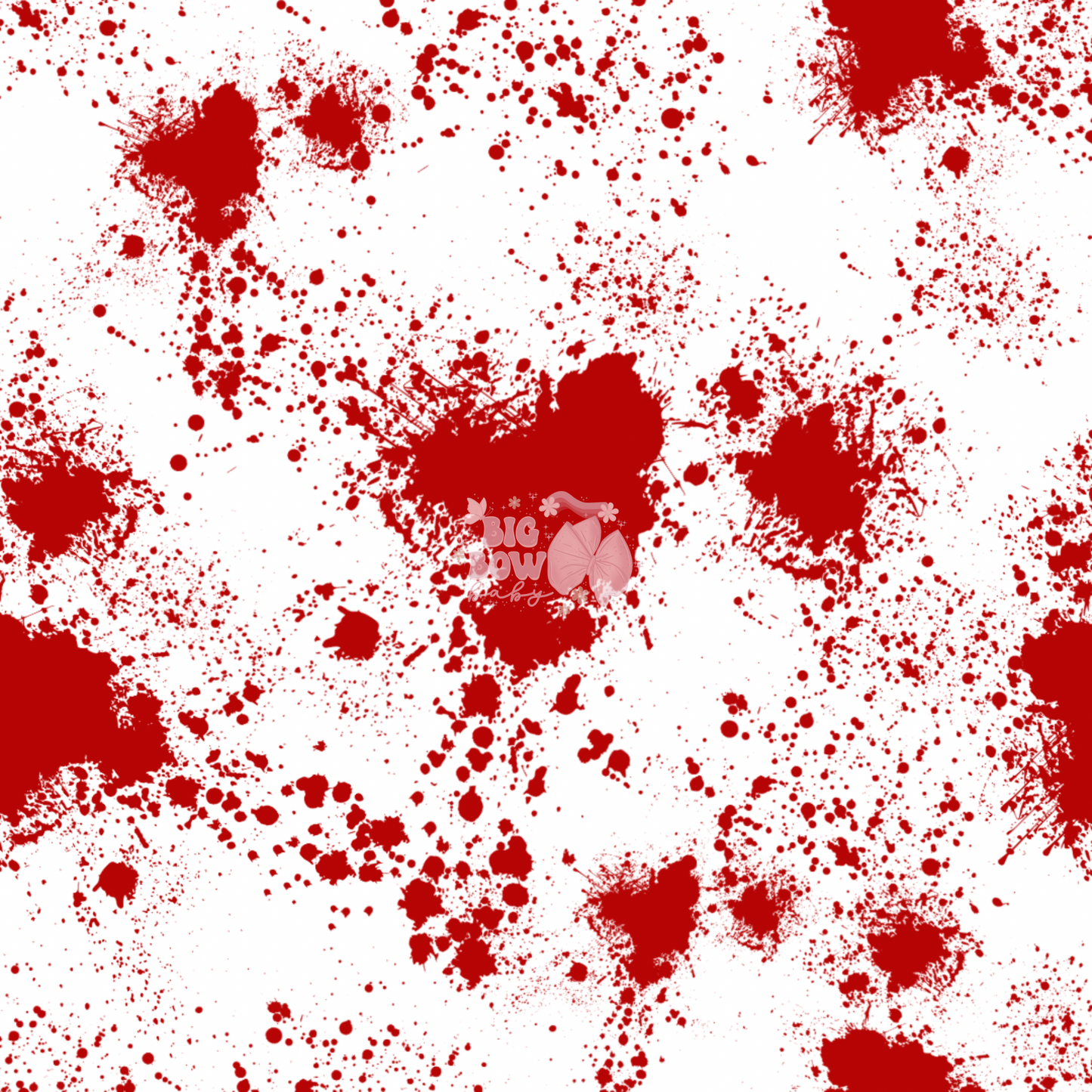 Blood Splattered/White