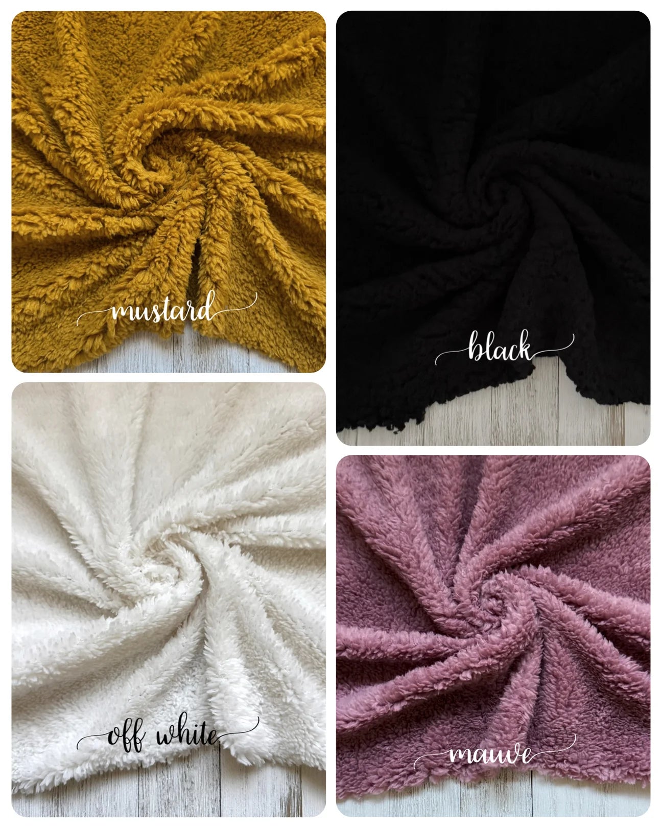 Sherpa Messy Bows - Pick Your Color