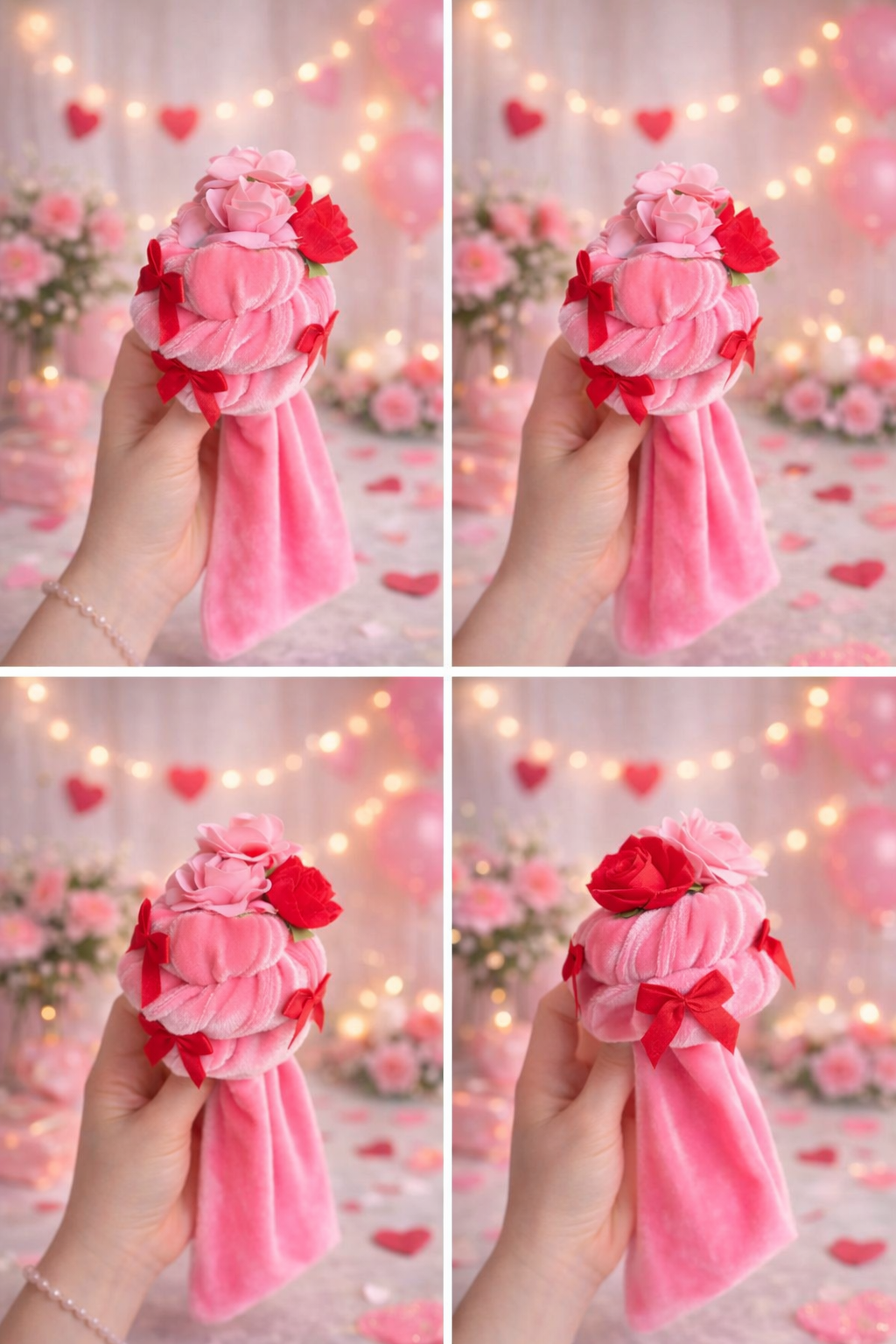 Be Mine Topknot 🌹 (Multiple Color Options)