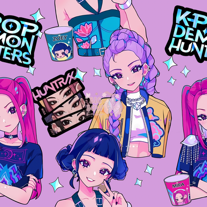 K-Pop Demon Hunter Purple