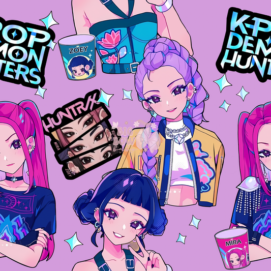 K-Pop Demon Hunter Purple