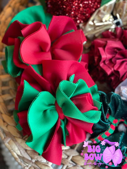 Solid OR Green/Red or Red/White Halen Piggies🎄(scuba/puff)