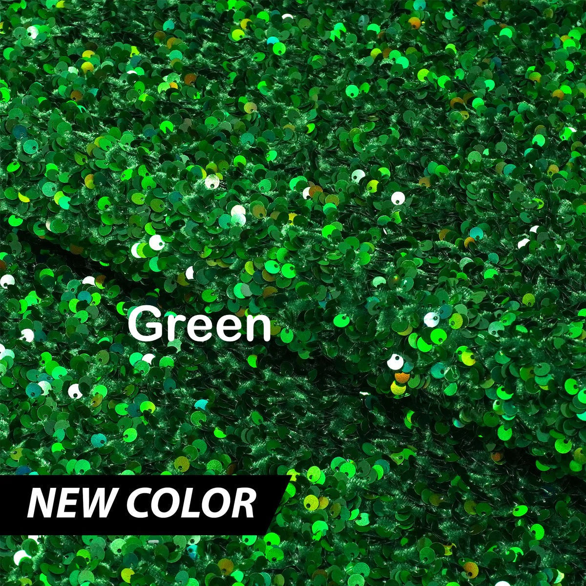 Green Velvet Sequins