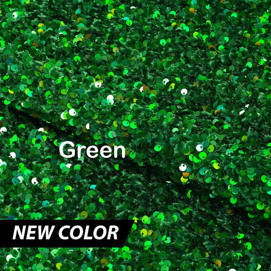 Green Velvet Sequins