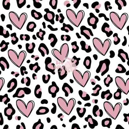 Leopard Hearts (thin)
