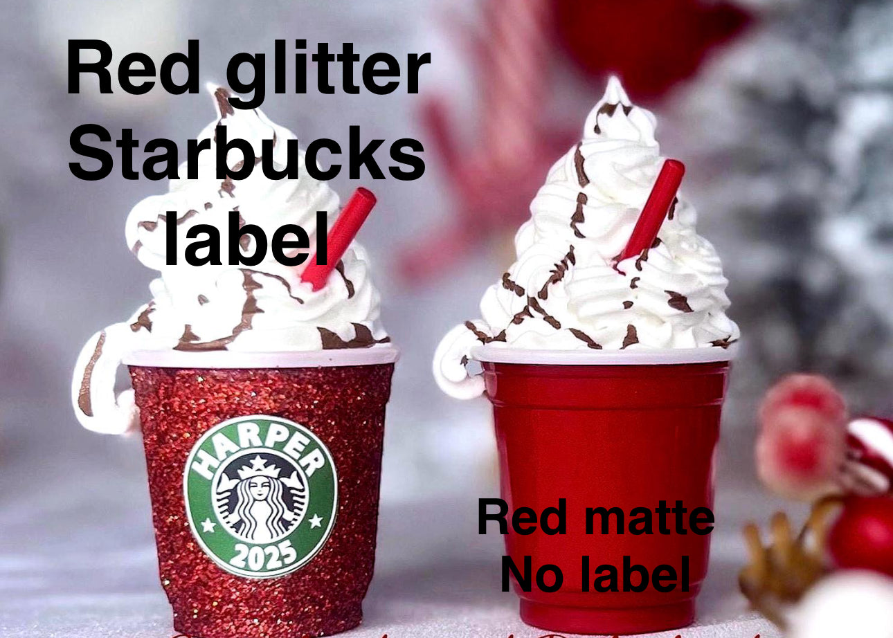 Merry - Red Personalizable Cup