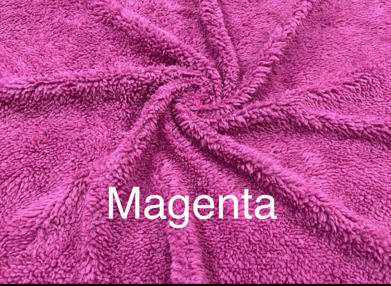 Sherpa Messy Bows - Pick Your Color