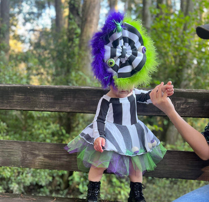 Beetlejuice OTT Shaker Outfit (BEETLES & EYES GLUED TO DRESS TO STAY UP)