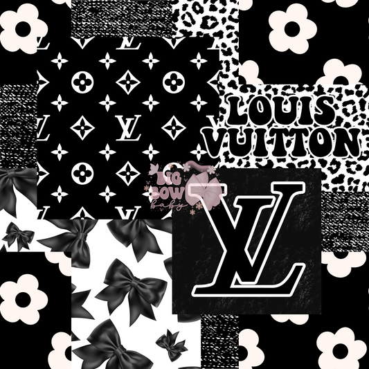Boujee Black Patchwork - Western