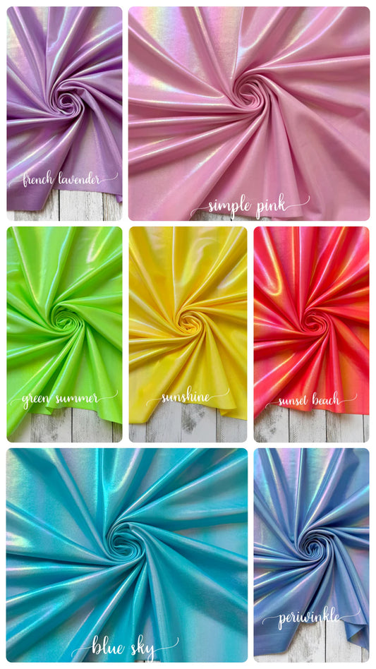 Holo Spandex 🧡💛💚