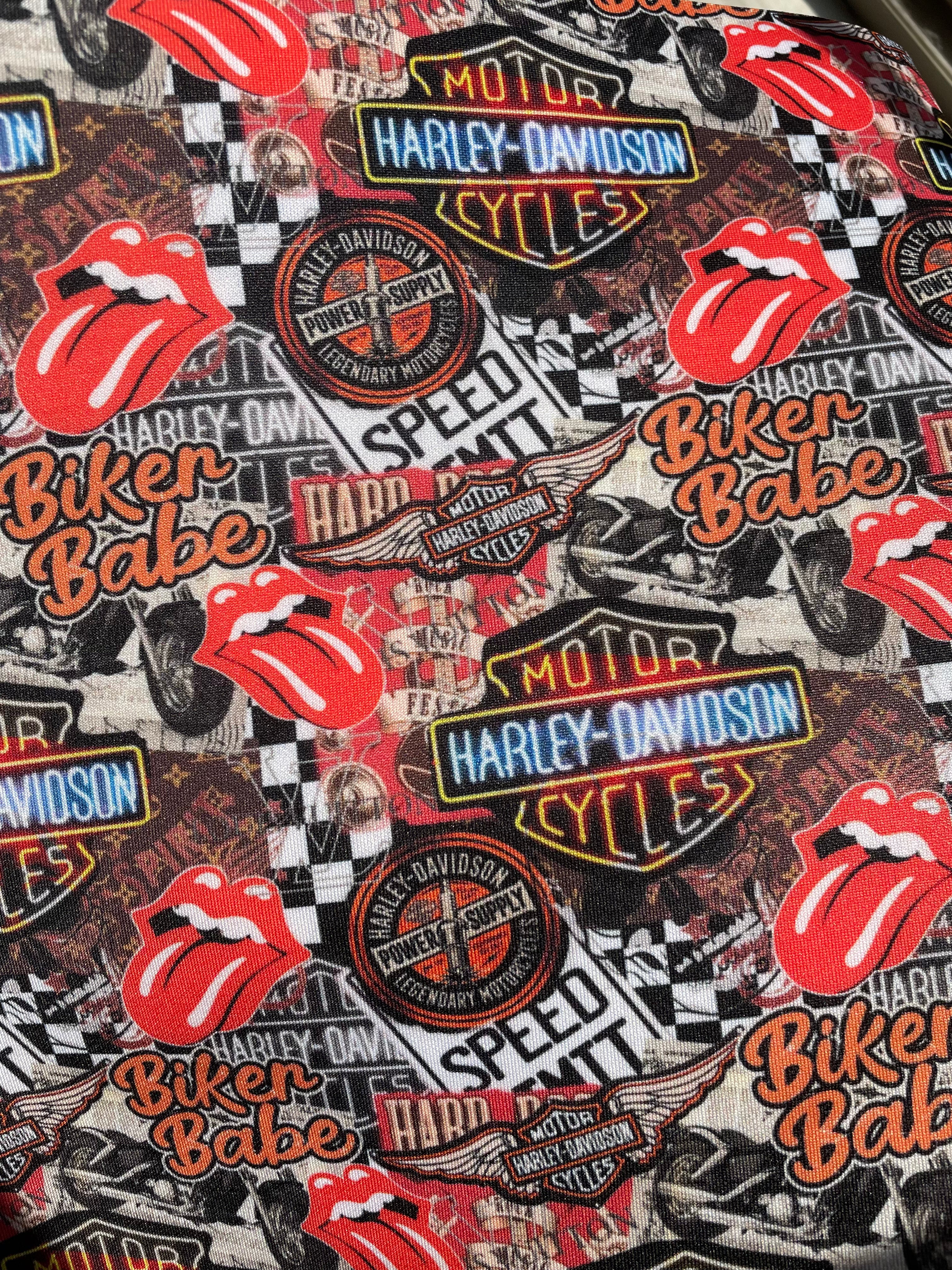 Harley Biker Babe - Pick Your Size & Style (Wraps & Sailors)