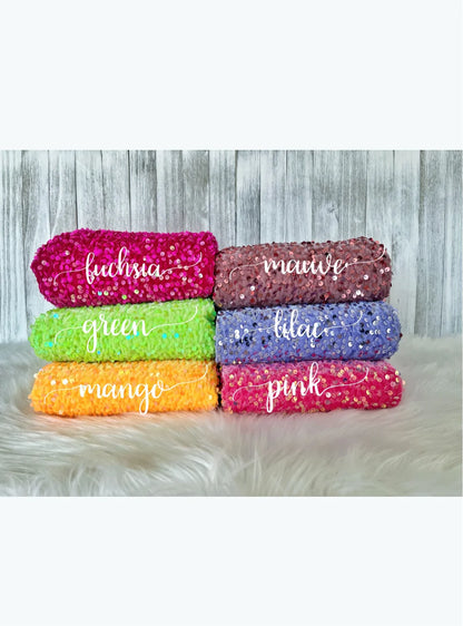 Sequins (On Velvet) - Pick Your COLOR & Style