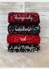 Reds + Misc. Sequins (On Velvet) - Pick Your COLOR & Style