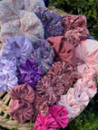 Mauve Sequins on Velvet - Pick Your Style & Size