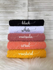 Eyelet Stacked Piggies - Pick Your Color