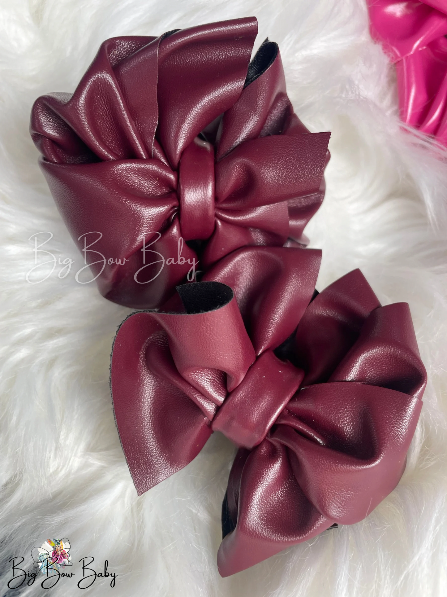 Pleather Piggie Bow Boxes (Neutral & Colored) - 4 Piggie Sets