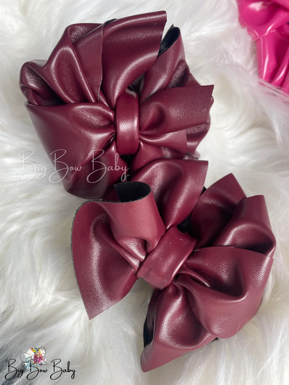 Pleather Piggie Bow Boxes (Neutral & Colored) - 4 Piggie Sets