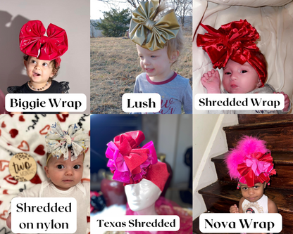 Fuchsia Texas Messy Wrap